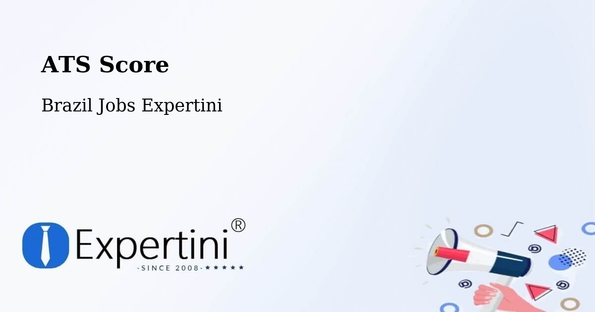 Resume ATS Score & Job Description Match Tool – Pitimbu - Brazil Jobs Expertini