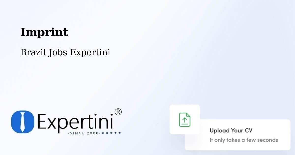 Imprint – Pitimbu - Brazil Jobs Expertini